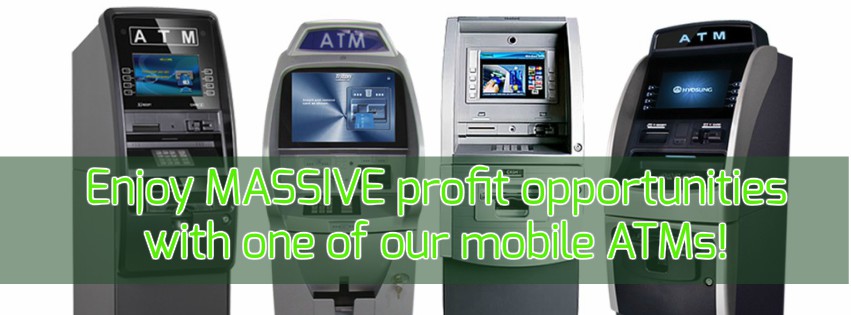 lineup of mobile ATM